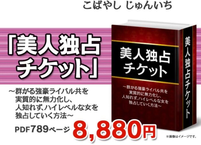 小林 淳一/『美人独占チケット』 ～群がる強豪ライバル共を実質的に無力化し、人知れず、ハイレベルな女を独占していく方法～