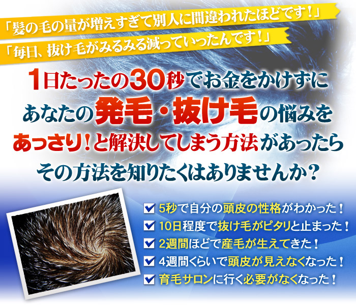 AtoZ Global Management 株式会社/薄毛・ハゲの進行にお悩みの方へ。ハゲ脱！もう悩まない育毛術