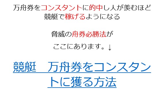 清水 雅也/競艇　万舟券をコンスタントに獲る方法