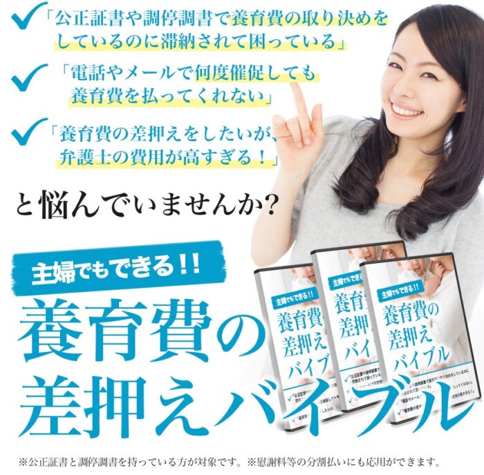 株式会社ファンジョイライフ/主婦でもできる！養育費の差押えバイブル