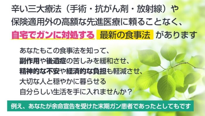 株式会社 イコールヒューマン/【荒木式】がん対策プログラム～元ハーバード大学准教授が考案した画期的な食事法～