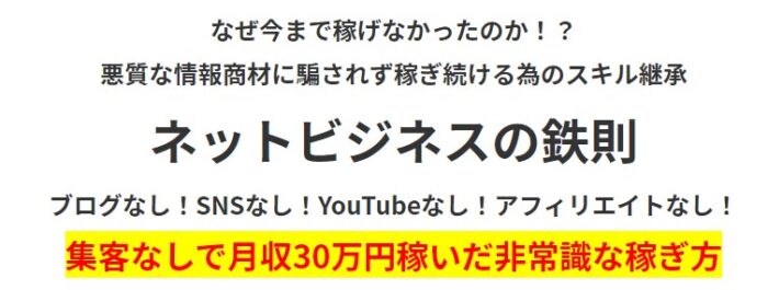 濱崎 浩樹/ネットビジネスの鉄則